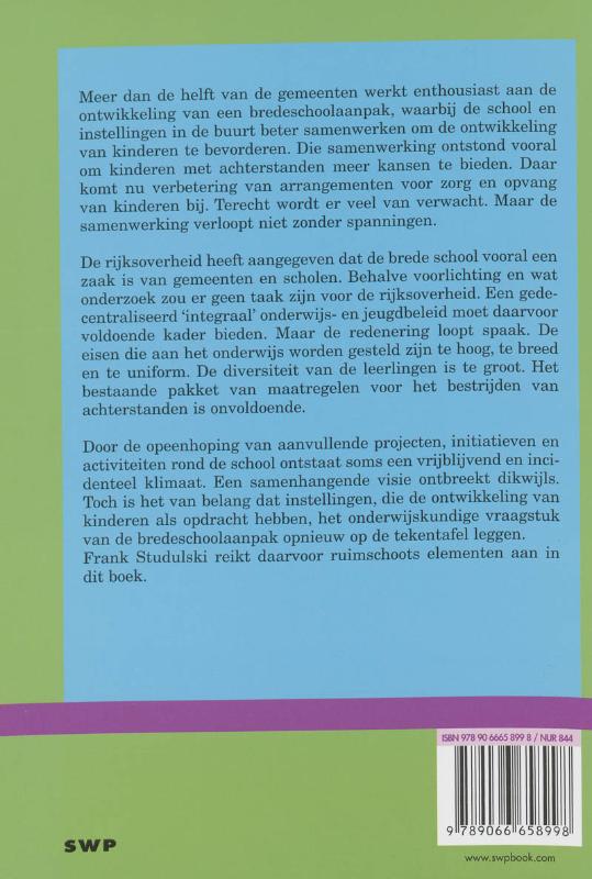 Achterkant van De brede school