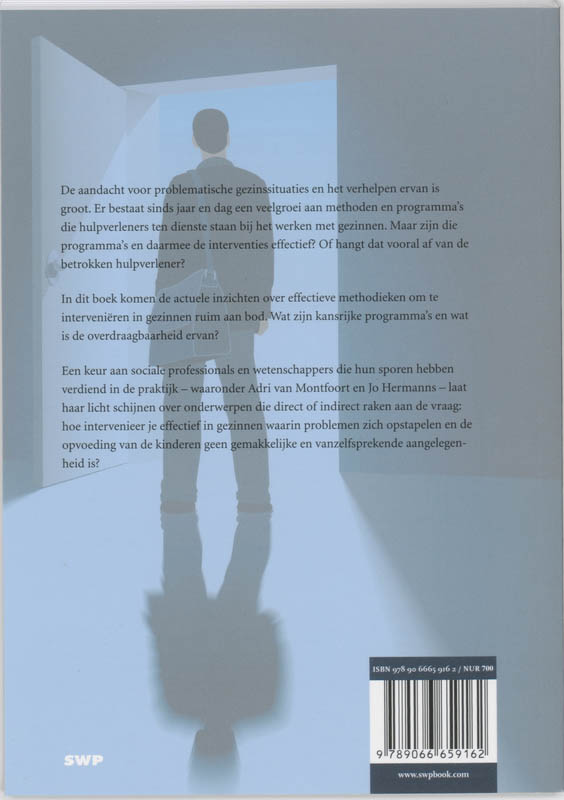 Achterkant van Gezinsinterventies