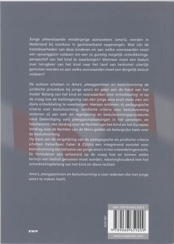 Achterkant van Ama's, pleeggezinnen en besluitvorming