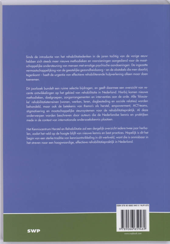 Achterkant van Psychiatrische rehabilitatie