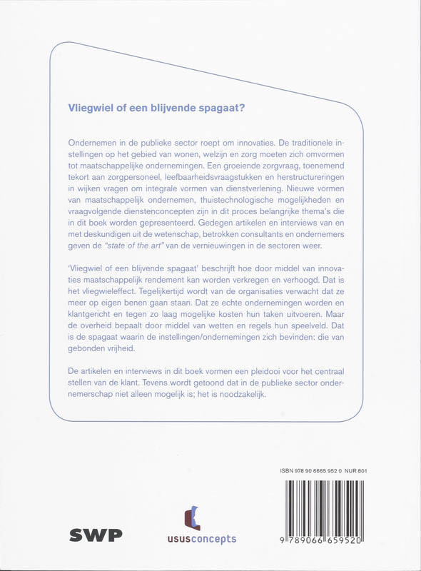 Achterkant van Vliegwiel of een blijvende spagaat?