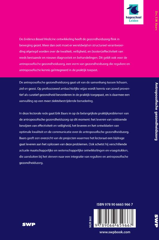 Achterkant van Antroposofische gezondheidszorg