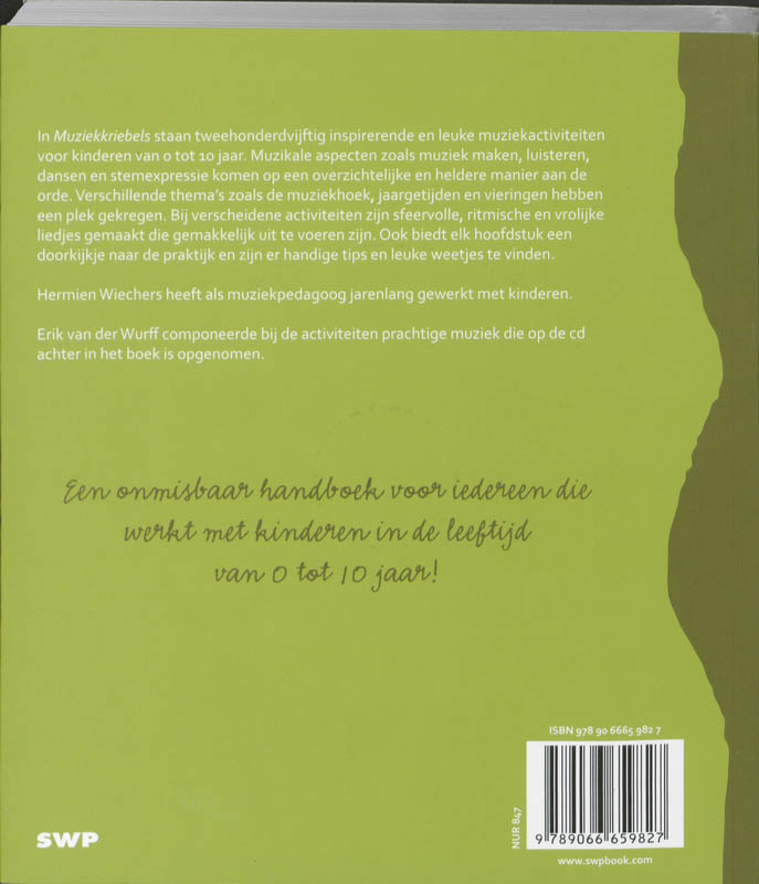 Achterkant van Muziekkriebels