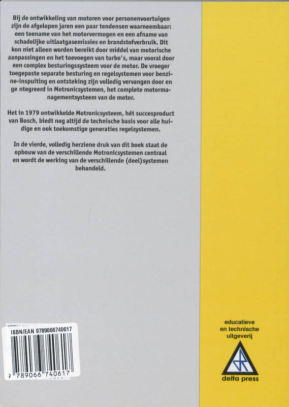 Achterkant van Bosch Technische leergang Motronic