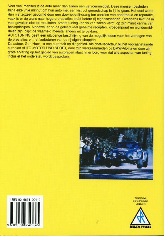 Achterkant van Auto-tuning