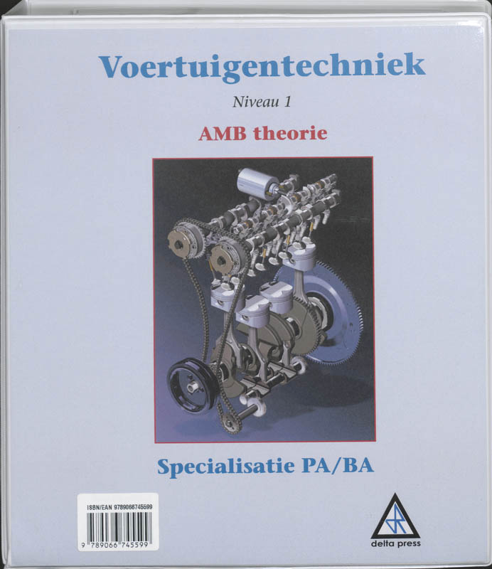 Achterkant van Theorie PA/BA
