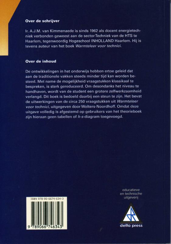 Achterkant van Vraagstukken en uitwerkingen