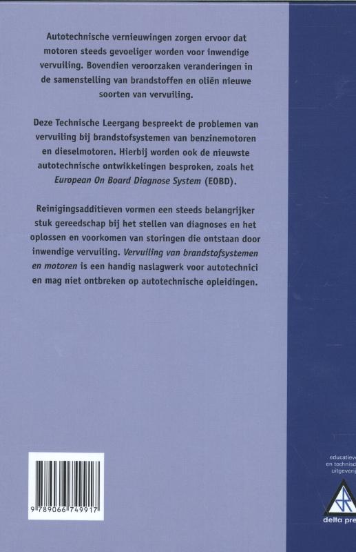 Achterkant van Vervuiling van brandstofsystemen en motoren