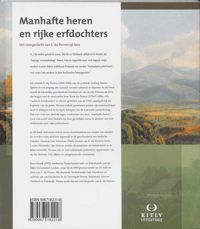 Achterkant van Manhafte heren en rijke erfdochters