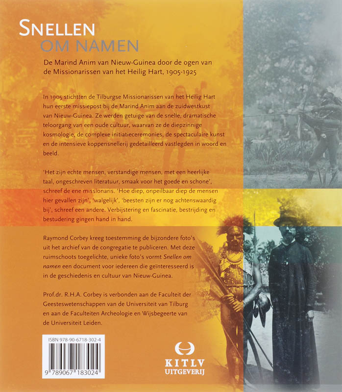 Achterkant van Snellen om namen