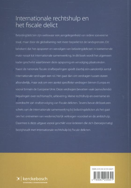 Achterkant van Internationale rechtshulp en het fiscale delict