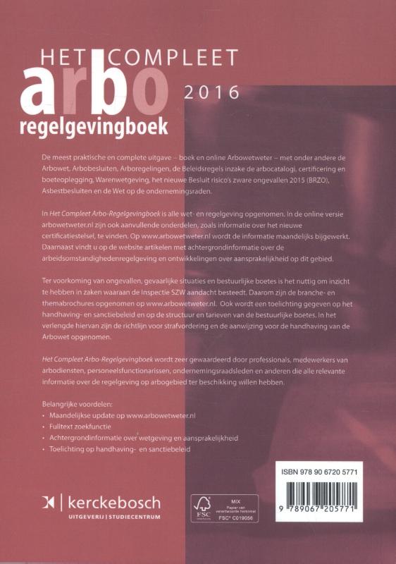 Achterkant van 2016
