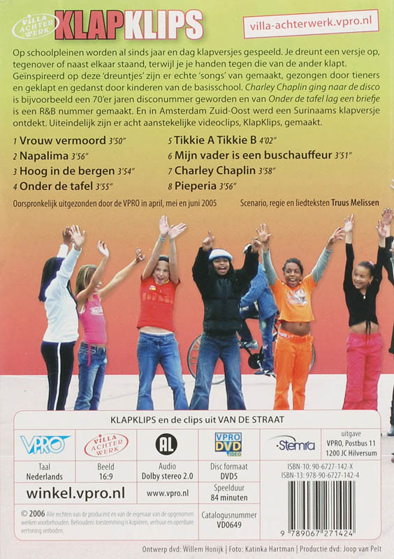 Achterkant van KlapKlips