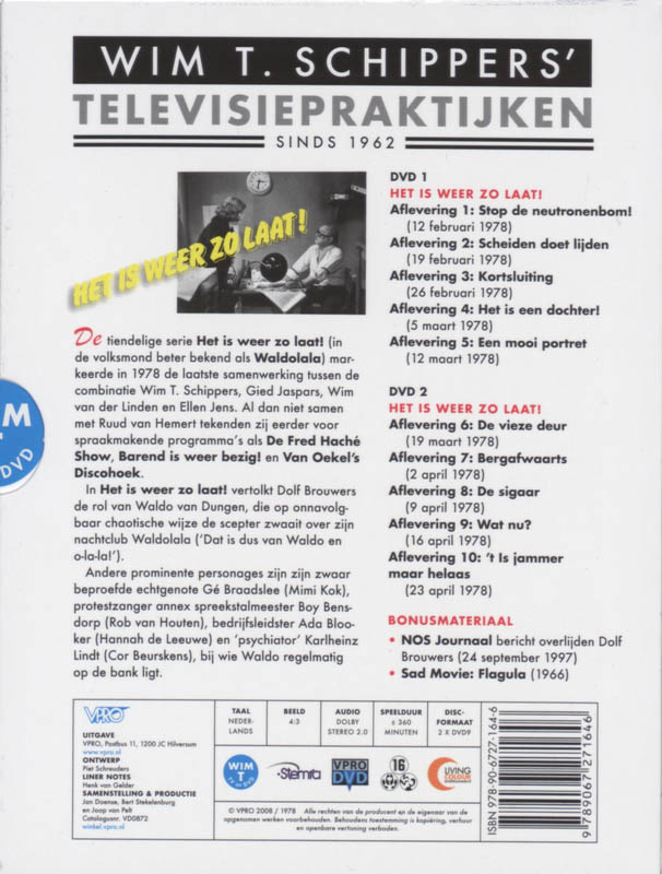 Achterkant van Het is weer zo laat!