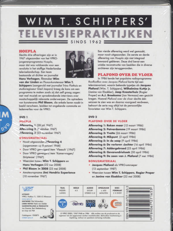 Achterkant van Hoepla / Plafond over de vloer