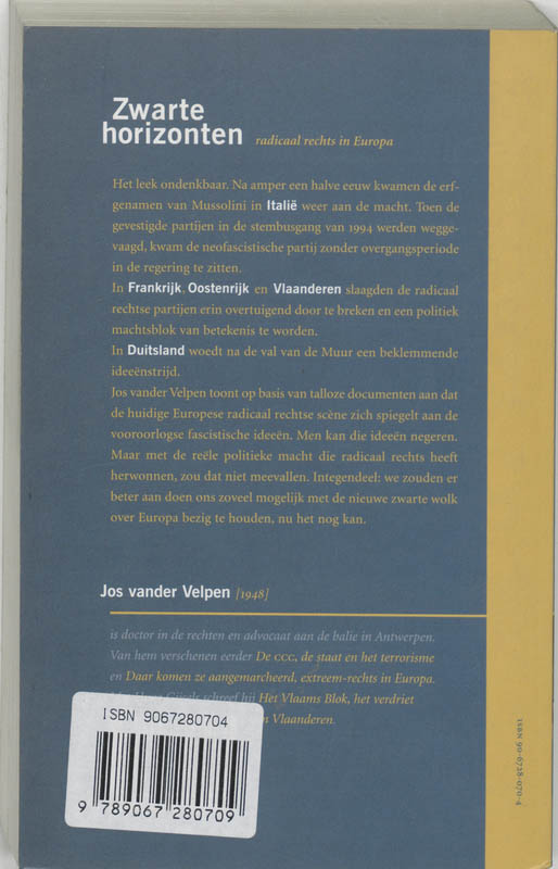 Achterkant van Zwarte horizonten