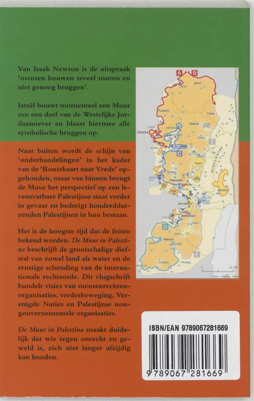 Achterkant van De muur in Palestina