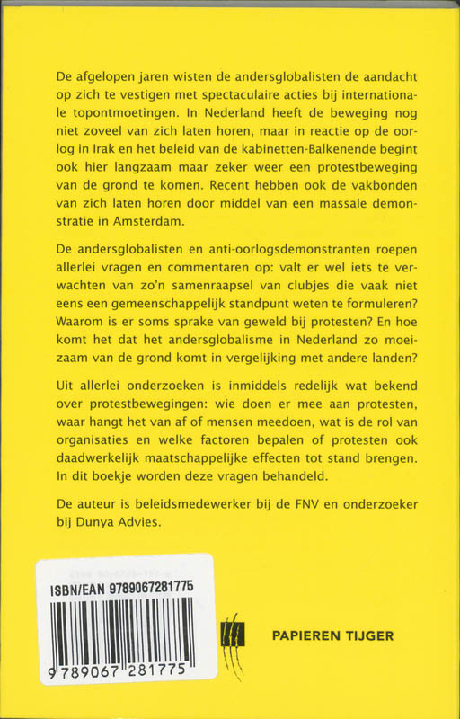 Achterkant van Protestbewegingen