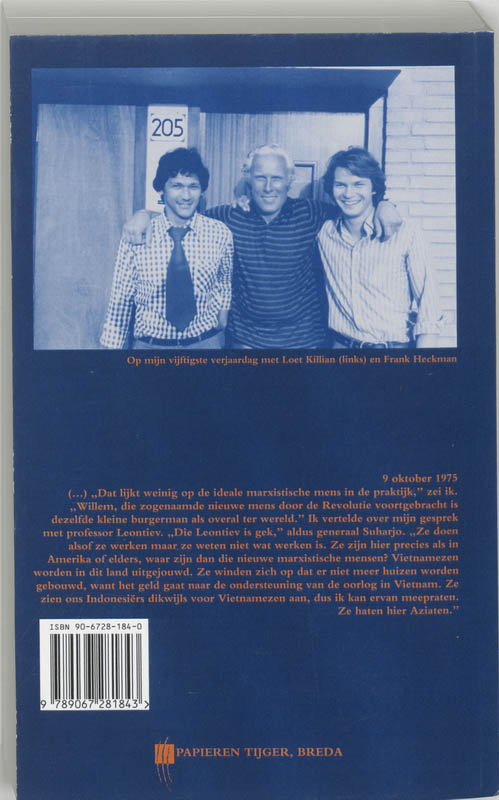 Achterkant van Memoires 1975