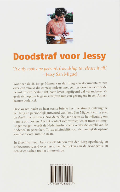 Achterkant van Doodstraf voor Jessy