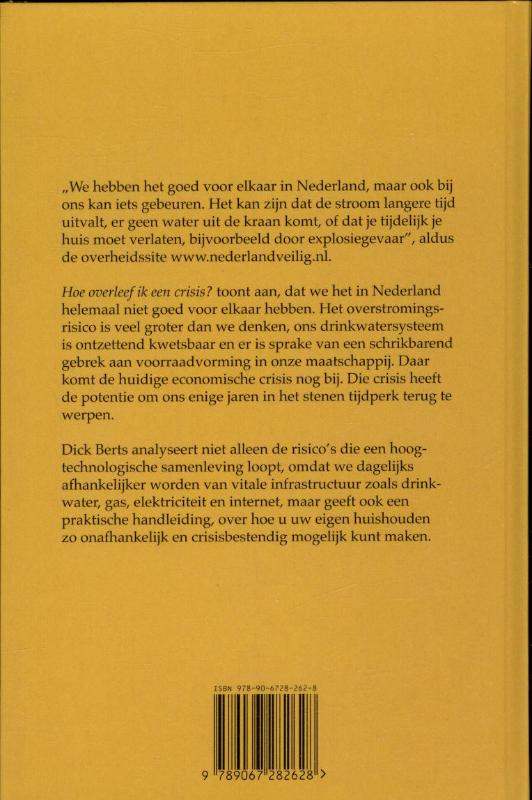 Achterkant van Hoe overleef ik een crisis?