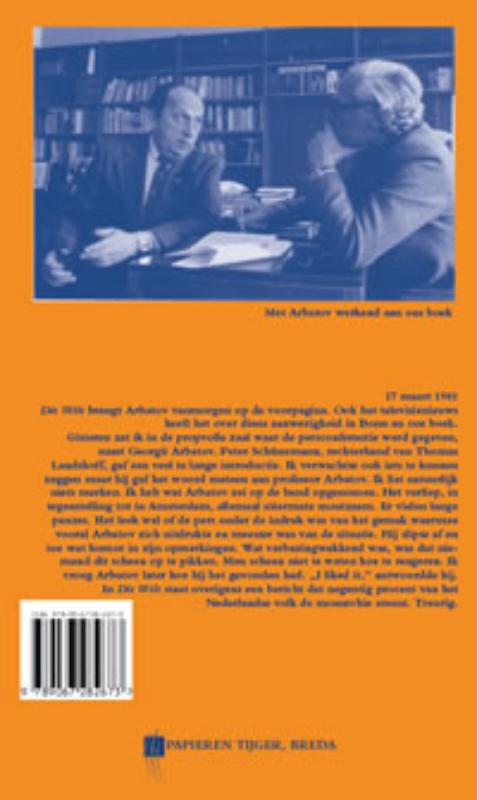 Achterkant van Memoires 1980-1981