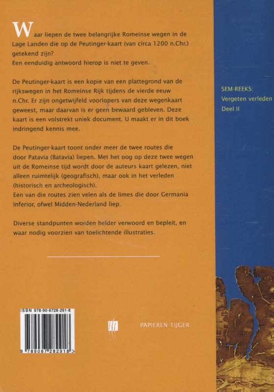 Achterkant van De peutingerkaart en de lage landen