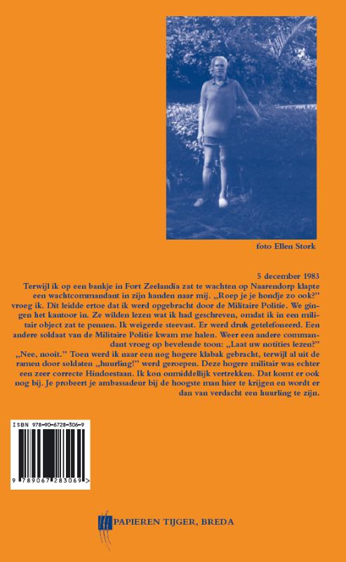 Achterkant van Memoires 1983-B