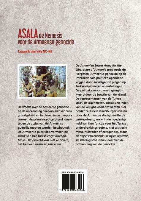 Achterkant van ASALA,de Nemesis voor de Armeense genocide