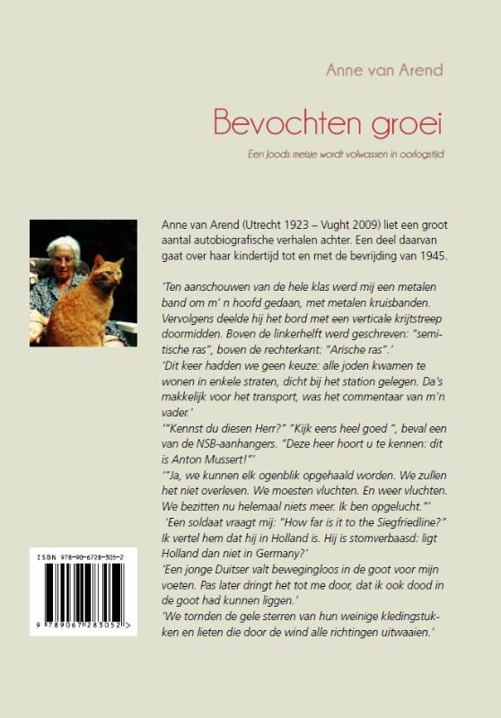 Achterkant van Bevochten groei