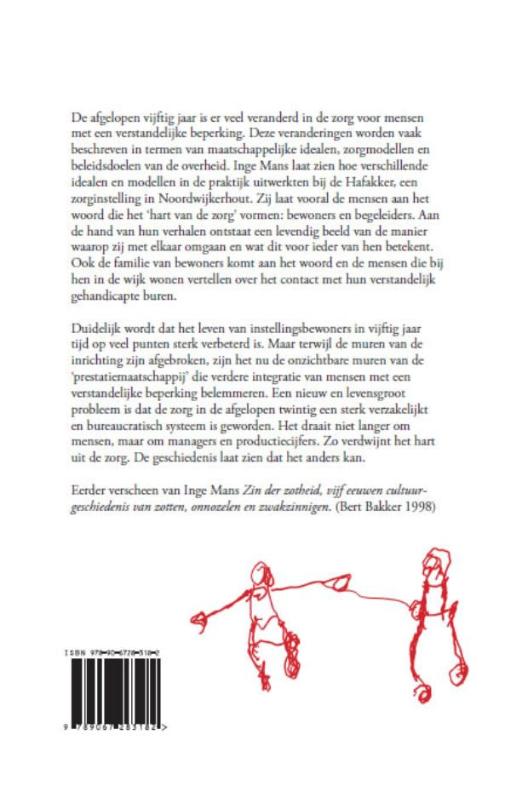 Achterkant van Het hart van de zorg