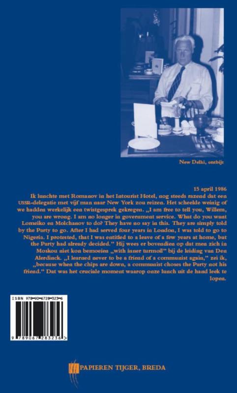 Achterkant van Memoires 1986-A
