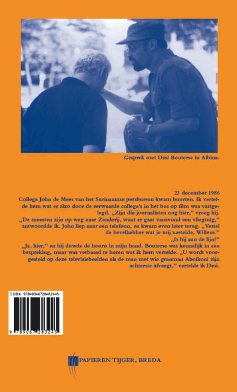 Achterkant van Memoires 1986-B