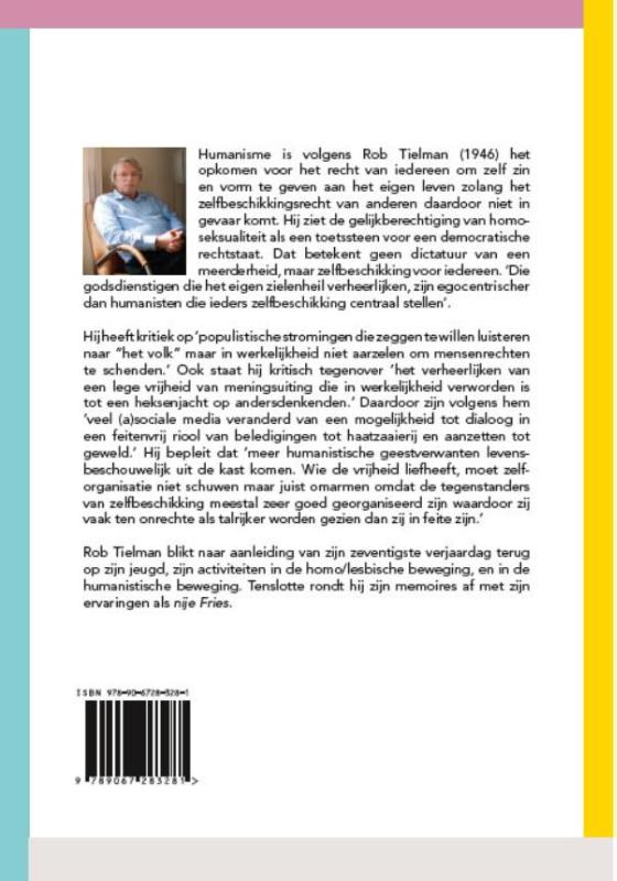 Achterkant van Humanisme als zelfbeschikking
