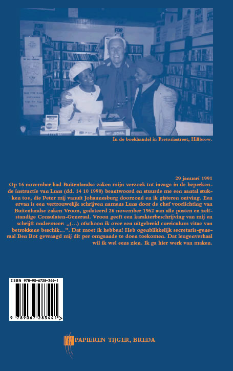 Achterkant van Memoires 1991-A