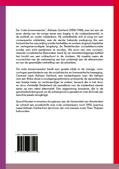 Achterkant van De rode bovenmeester
