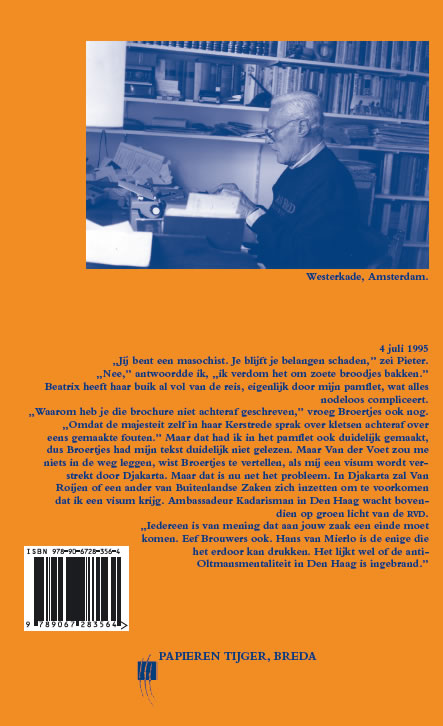 Achterkant van Memoires 1995-B