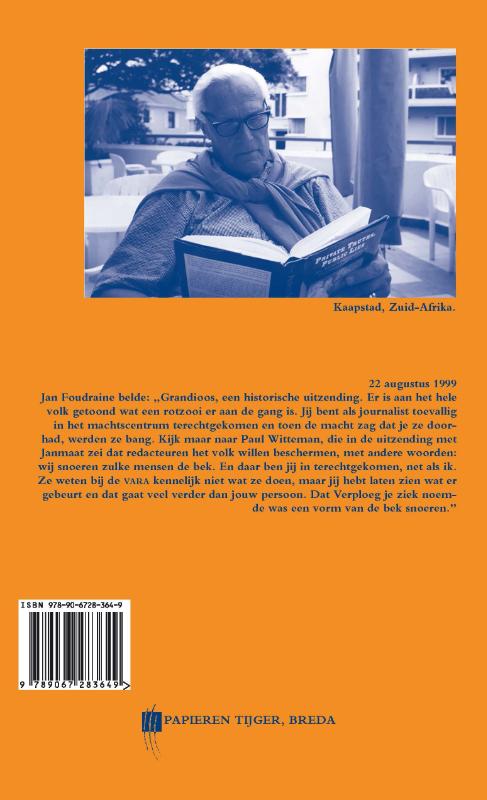 Achterkant van Memoires 1999-B