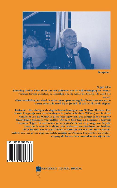 Achterkant van Memoires 2004