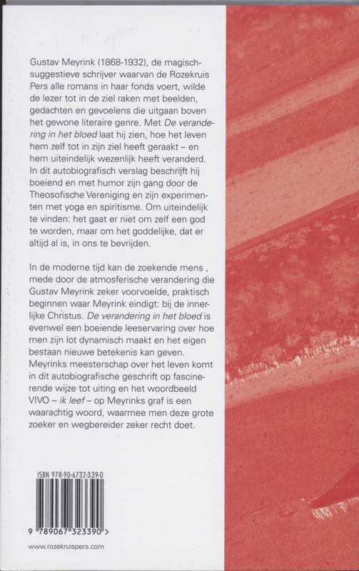 Achterkant van De verandering in het bloed