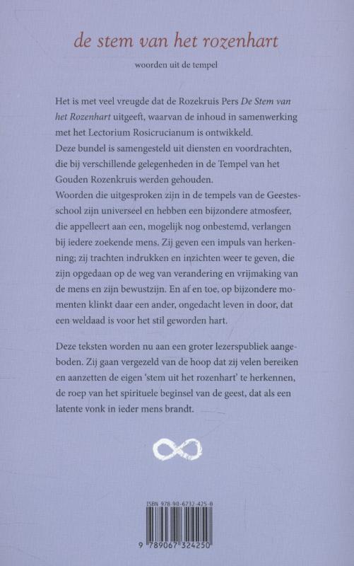 Achterkant van De stem van het rozenhart