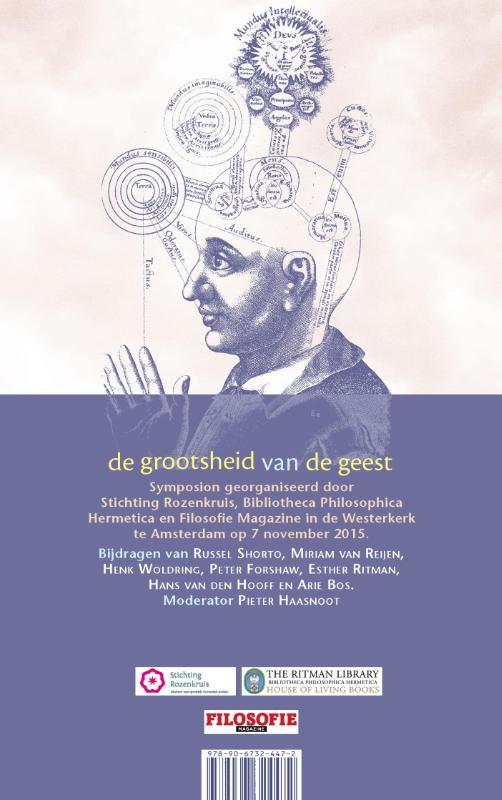 Achterkant van De grootsheid van de geest