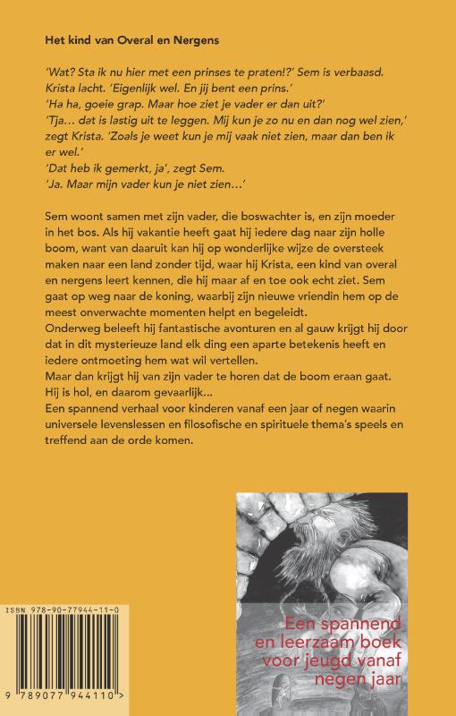 Achterkant van Het kind van overal en nergens