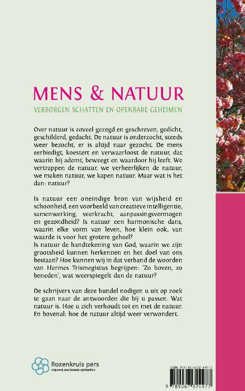 Achterkant van Mens en natuur