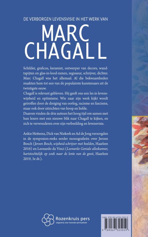 Achterkant van De verborgen levensvisie in het werk van Marc Chagall