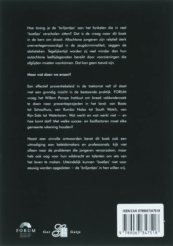 Achterkant van Boefjes of briljantjes
