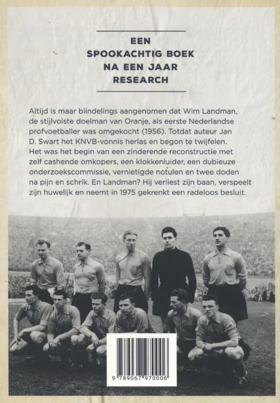 Achterkant van Het drama Wim Landman