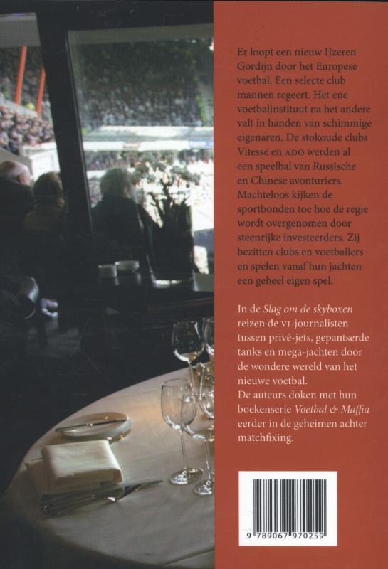 Achterkant van Slag om de skyboxen