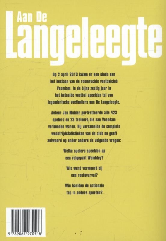 Achterkant van Aan de langeleegte