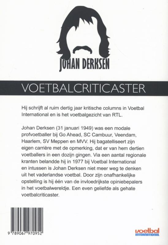 Achterkant van Voetbalcriticaster